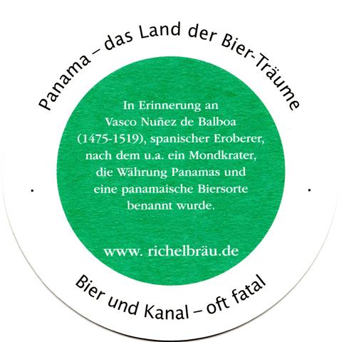 münchen m-by richel latein 9b (rund200-panama das land-schwarzgrün)